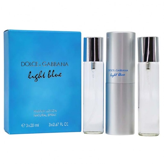 Dolce & Gabbana Light Blue, 3*20 ml