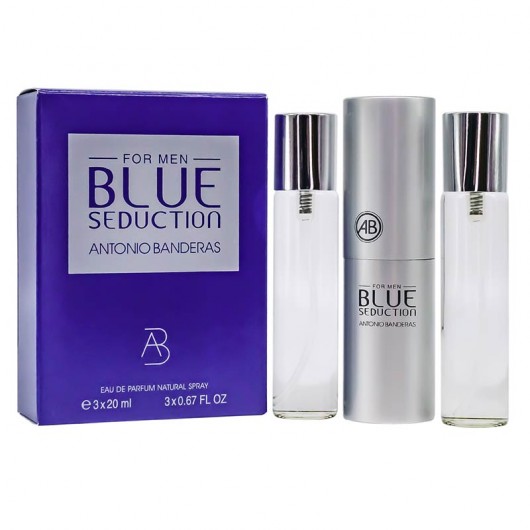 Antonio Banderas Blue Seduction Men, edp., 3*20 ml