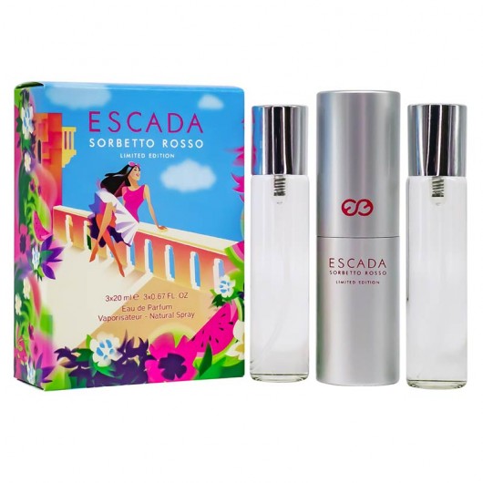 Esacada Sorbetto Rosso Limited Edition, edp., 3x20 ml (woman)