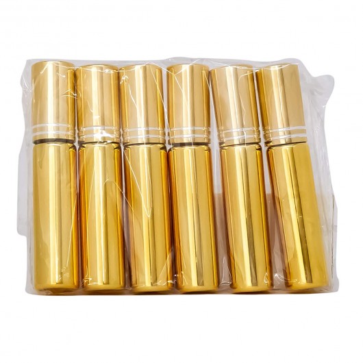 Атомайзеры для духов 5ml (золотой) в упаковке 5шт