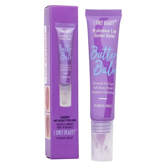 Бальзам для губ L'Only Beauty Lip Balm Cherry (сиреневая)