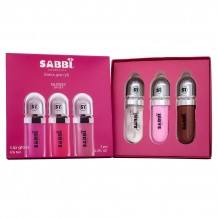 Набор блесковдля губ Sabbi Glossi Lip Set, 3в1 Набор блесковдля губ Sabbi Glossi Lip Set, 3в1