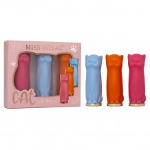 Набор проявлящих бальзамов для губ Miss Royal 3в1