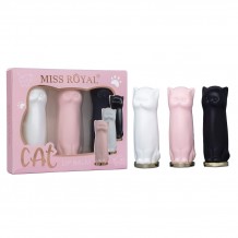 Набор проявлящих бальзамов для губ Miss Royal 3в1 (с черной кошкой)