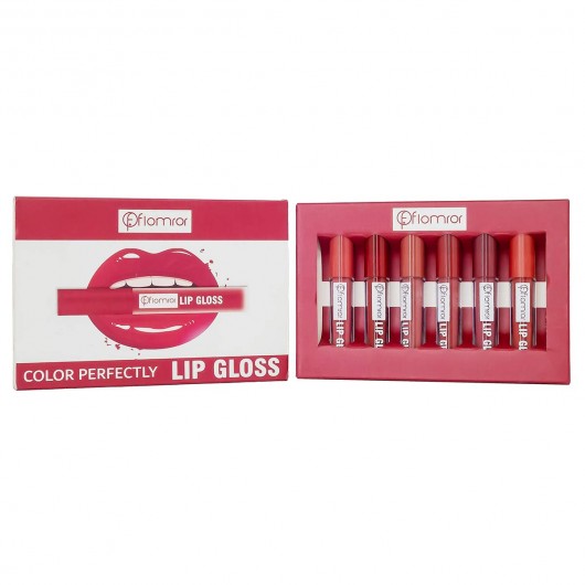 Набор блесков для губ Flomar Color Perfecnly 6 в1