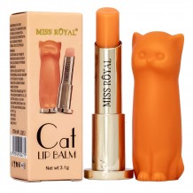 Бальзам для губ Miss Royal Cat Lip Balm (оранжевая) Бальзам для губ Miss Royal Cat Lip Balm (оранжевая)