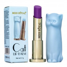 Бальзам для губ Miss Royal Cat Lip Balm (голубая)