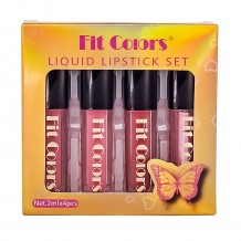 Набор блесков для губ Fit Colors Lipstic Set 4в1