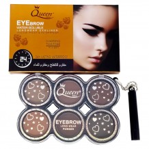 Тени для бровей Queen Eye Brow Water-Soluble