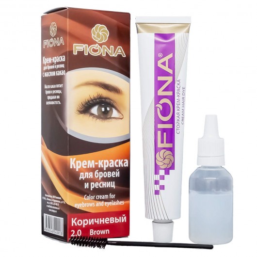 Крем-краска для бровей Fiona (коричневый)