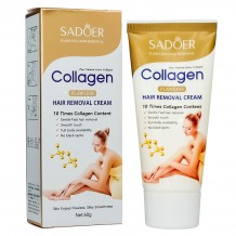 Крем для депиляции SADOER с коллагеном, 60ml