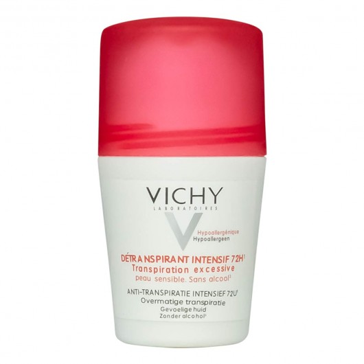 Iариковый дезодорант-антистресс  Vichy DeTranspirant Intensif 72H (красный)
