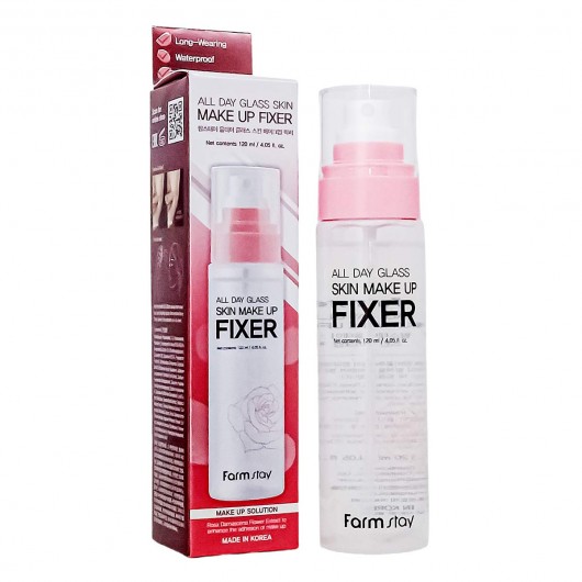 Спрей для фиксации макияжа Farmstay All Day Glass Skin Make Up Fixer,120ml