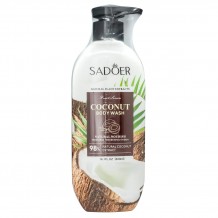 Гель для душа с экстрактом кокоса Sadoer Coconut Body Wash, 400ml
