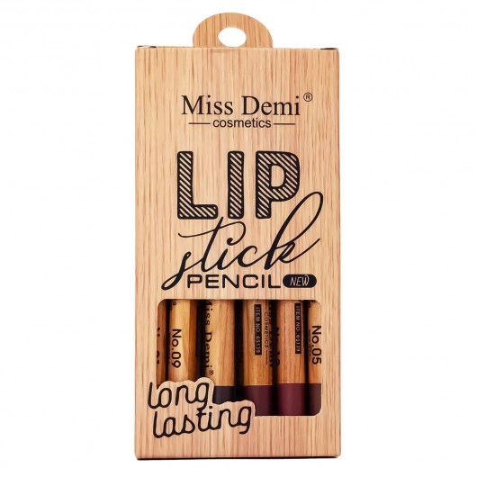 Набор карандашей для губ Miss Demi, 12шт