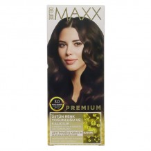 Краска для волос Delux Maxx №3.0 (Темный Каштан)