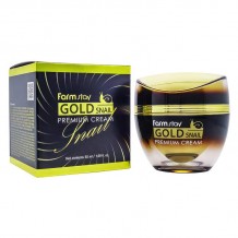 Крем для лица FarmStay Gold Snail Premium Cream, 50mg