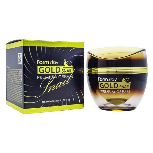 Крем для лица FarmStay Gold Snail Premium Cream, 50mg
