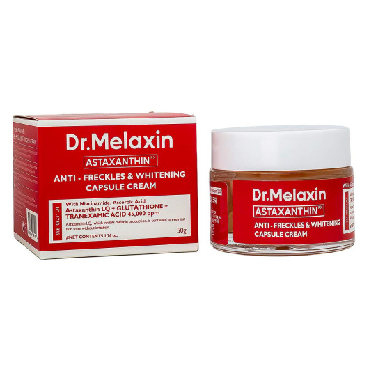 Капсульный крем Dr.Melaxin Astaxanthin Anti-Freckles & Whitening Capsule Cream, 50g Капсульный крем Dr.Melaxin Astaxanthin Anti-Freckles & Whitening Capsule Cream, 50g