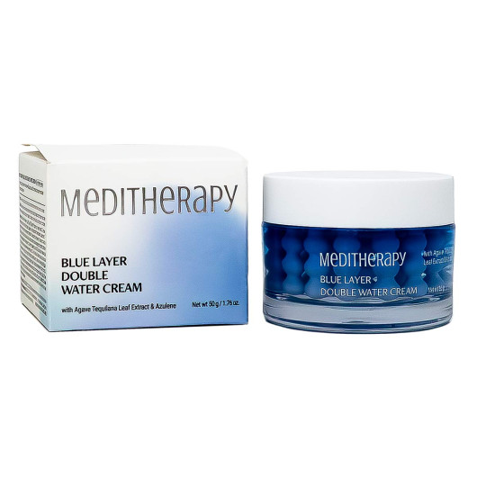 Увлажняющий крем для лица Meditherapy Blue Layer Double Water Cream, 50g Увлажняющий крем для лица Meditherapy Blue Layer Double Water Cream, 50g