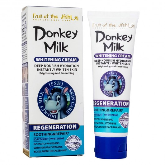 Регенерирующий и отбеливающий крем для лица Donkey Milk, 120g (в коробке)
