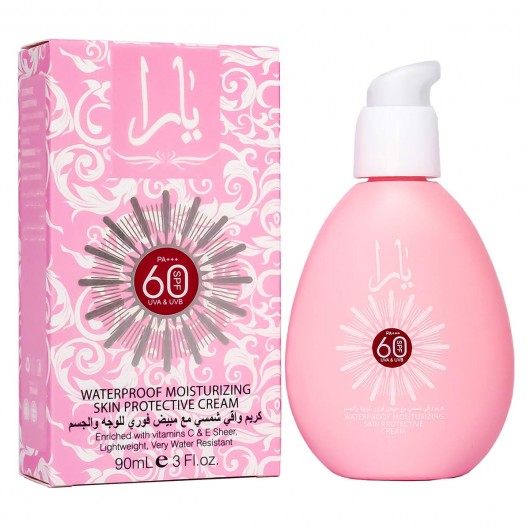 Увлажняющий, защитный крем для кожи Yara SPF 60, 90ml