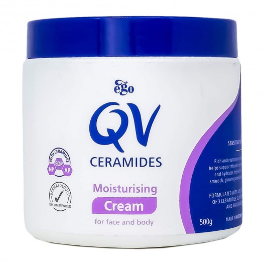Глубоко увлажняющий крем для лица и тела QV Ceramides Moisturising Cream, 50g