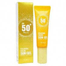 Солнцезащитный крем Deoproce Hyaluronic Cooling Sun Gel Whitening & Anti-Wrinkle SPF 50+++, 50g