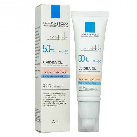 Тонизирующий, солнцезащитный крем  La Roche-Posay Uvidea XL Tone-Up Light Cream SPF50+ PA++++, 30ml