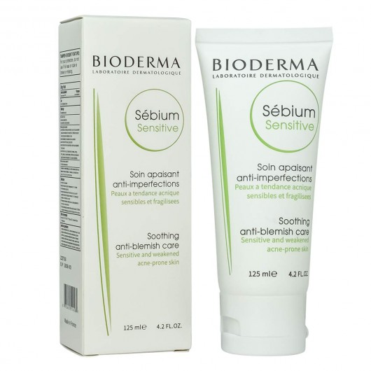 Успокаивающий крем для чувствительной кожи Bioderma Sebium Sensitive, 125ml