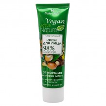Питательный крем для лица от морщин + упругость кожи B.J.Active Nature Vegan аргановое масло 85 ml
