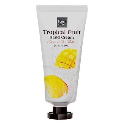 Крем для рук FarmStay Tropical Fruit Hand Cream Mango & Shea Butter