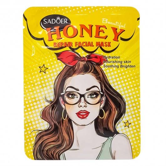 Маска для лица Sadoer Honey Repair Fecial Mask, 25g