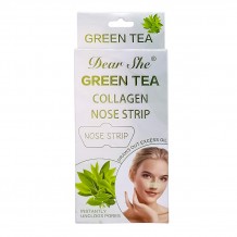 Коллагеновая  полоска для носа Dear She Green Tea 10шт