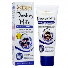 Черная отшелушивающая маска для лица Donkey Milk, 130ml(синяя)