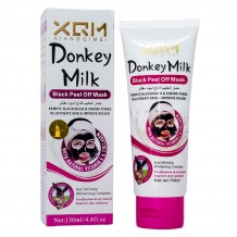 Черная отшелушивающая маска для лица Donkey Milk, 130ml(розовая)