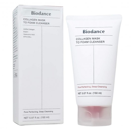 Маска-пенка Biodance Collagen Mask To Foam Cleanser, 40ml