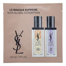 Маска для лица Yves Saint Laurent Pure Shots Night Reboot Serum и Lines Away Serum Маска для лица Yves Saint Laurent Pure Shots Night Reboot Serum и Lines Away Serum