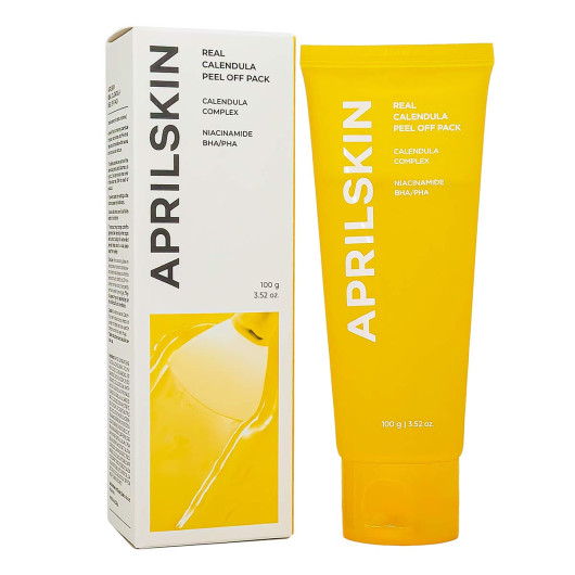 Пилинг-маска Aprilskin Real Calendula Peel Off Pack, 100g Пилинг-маска Aprilskin Real Calendula Peel Off Pack, 100g