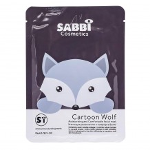 Маска для лица Sabbi Cartoon Wolf, 30ml