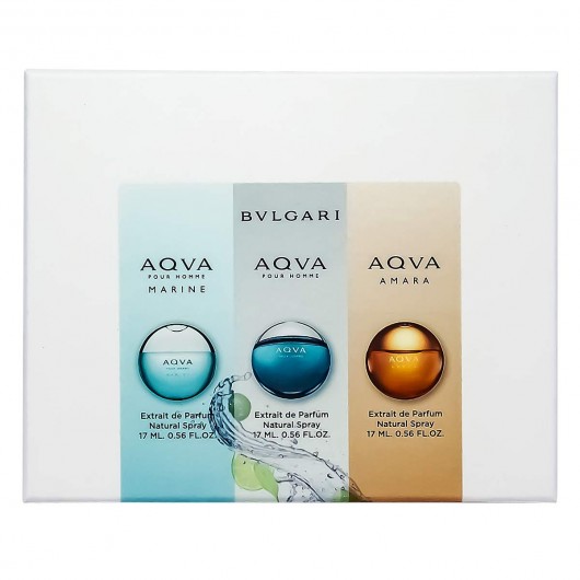 Подарочный набор Bvlgari Aqua Pour Homme, 3x17ml