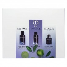 Подарочный набор Christian Dior Sauvage, 3x17ml