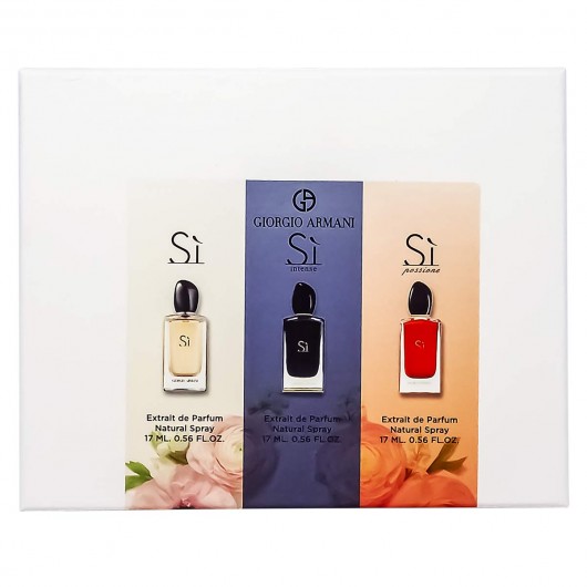 Подарочный набор Giorgio Armani Si, 3x17ml