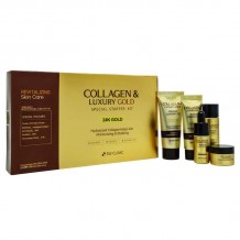 Набор уходовой косметики с коллагеном и золотом 3W Clinic Collagen & Luxury Gold Special Starter Kit