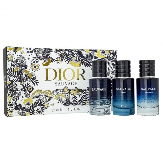Подарочный набор Christian Dior Sauvage, 3x30ml