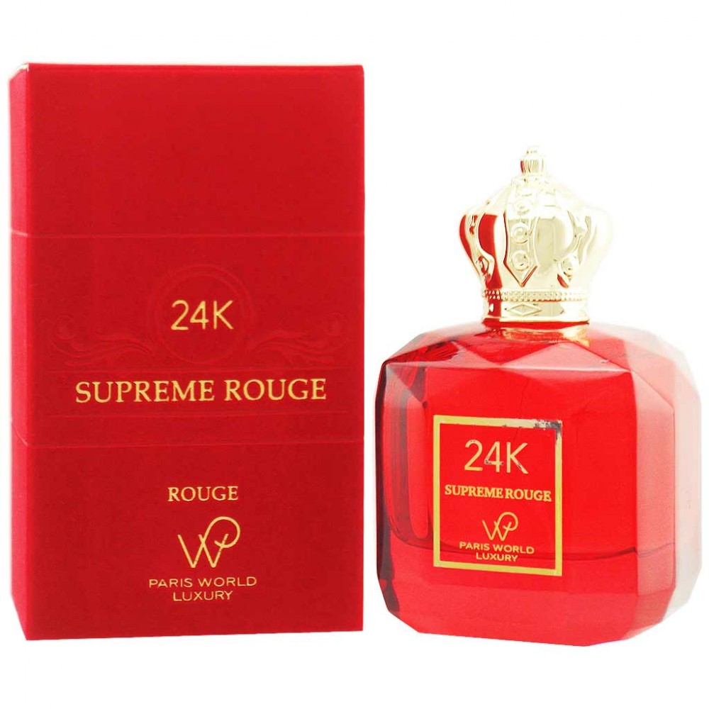 Paris world luxury. 24k Supreme rouge EDP 100ml. 24k Supreme rouge EDP. Духи 24 k Supreme. Духи Supreme rouge 24k.