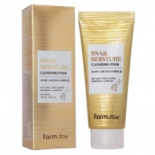 Увлажняющая очищающая пенка с муцином улитки FarmStay Snail Moisture, 100ml