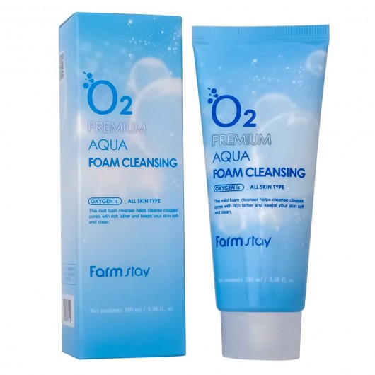Пенка Очищающая С Кислородом О2 FarmStay, 100 мл