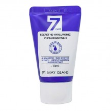 Пенка для умывания May Island 7 Days Secret 4D Hyaluronic Cleansing Foam, 30 ml
