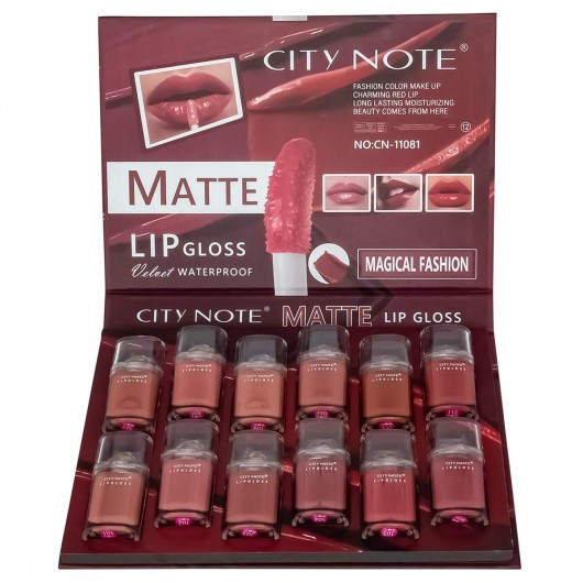 Набор блесков для губ City Note